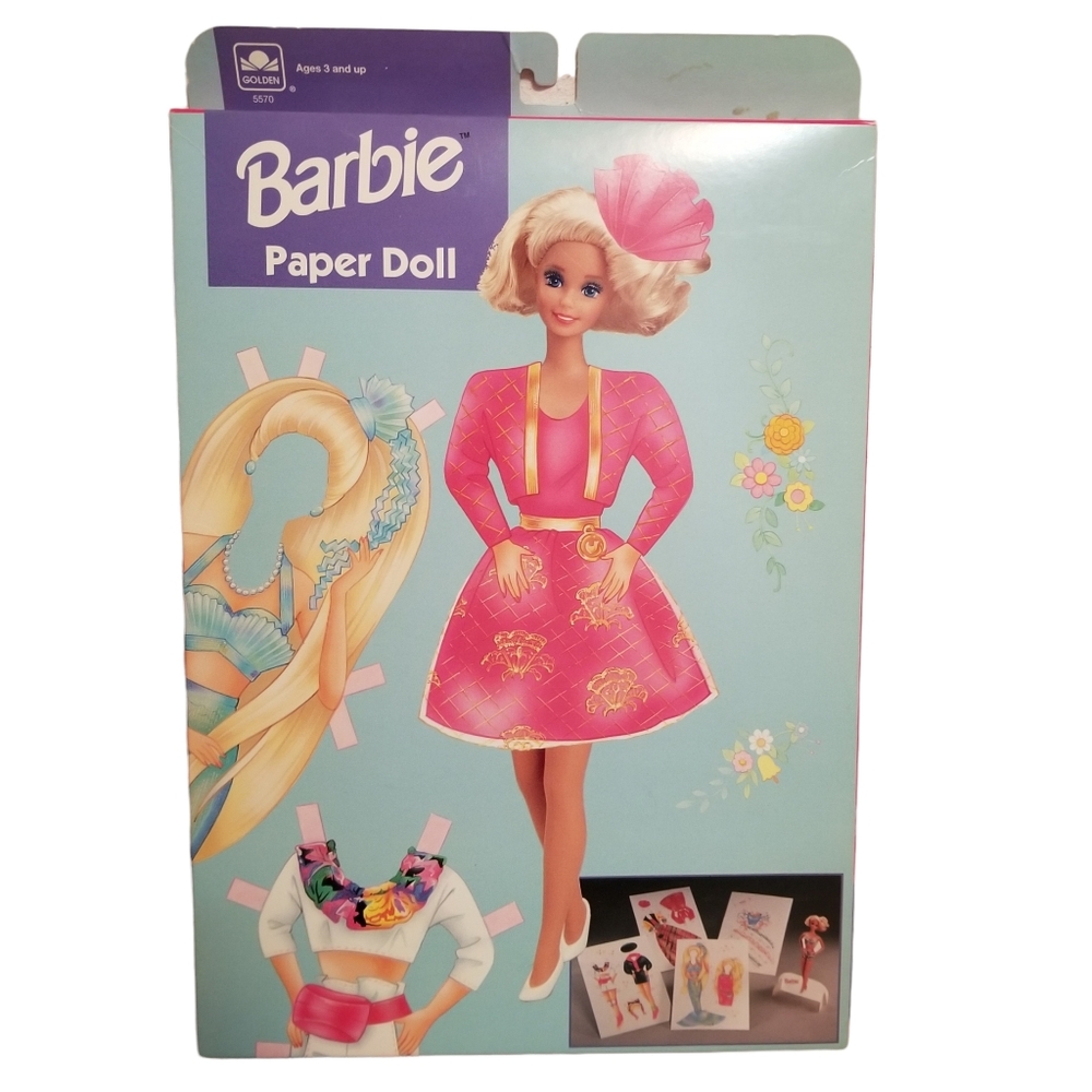 Vintage 1993 Barbie Paperdoll Set